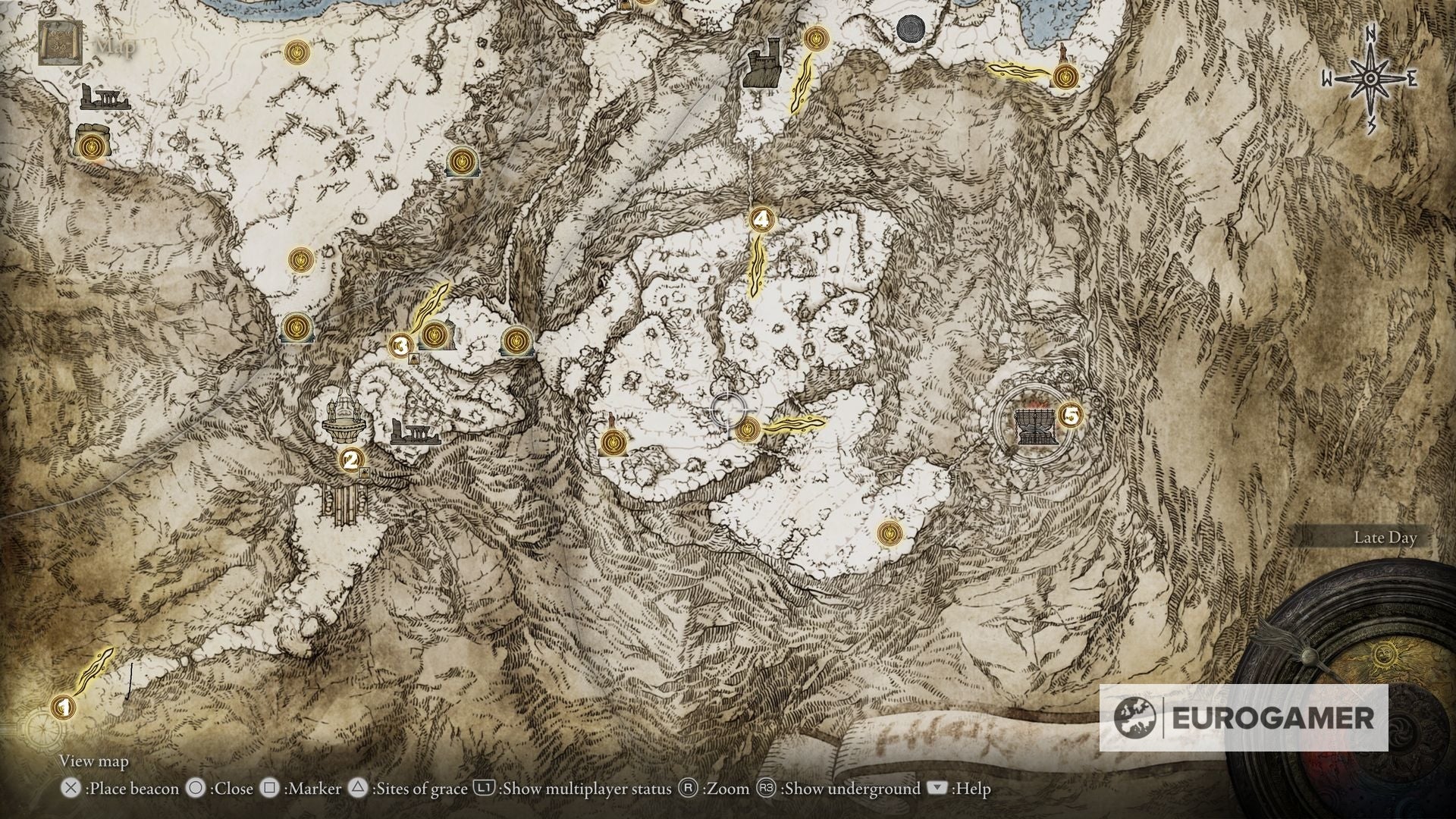 Elden Ring Site of Grace locations
